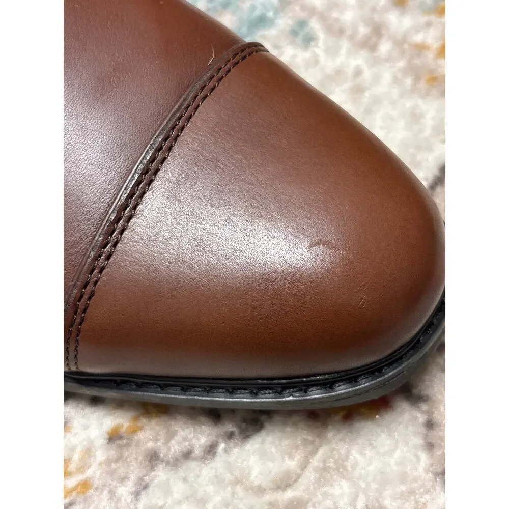 Clarks Unstructured Brown Leather Oxford Dress Shoe Men’s Comfort Lace Up 10-1/2